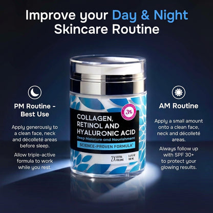 RevitaDerm™ Triple-Active Age-Defying Moisturizer (3.4 oz) - Am Pm Routine