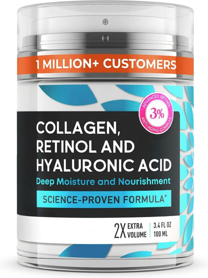 RevitaDerm™ Triple-Active Age-Defying Moisturizer (3.4 oz) - Hero Pump Jar