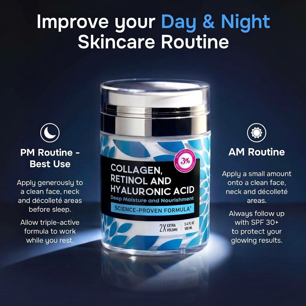 Day and Night AM PM Anti-Aging Skincare Routine Guide